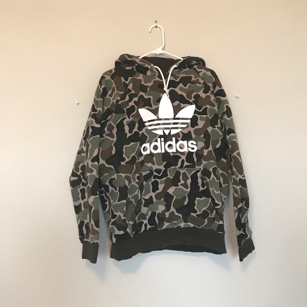 Limited edition adidas camo hoodie